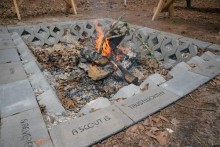 Fire Pit Eagle Project Displays Scout Law in Amazing Way