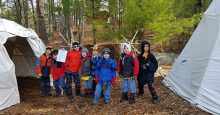 Scouts Collect Candy to Give to Troops Serving Overseas