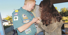 Eagle Scout Helps Save Ranch from Fire