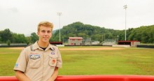 Scout Builds Platform at Baseball Field for Eagle Project