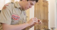 Scout's Blues-a-Tron Invention is Part of Eagle Project