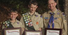 During Horrific Emergency, Scout Family Was Heroic