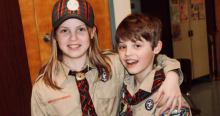 This Twin Brother and Sister Duo are Enjoying Scouting Together, Hope to Someday Earn Eagle