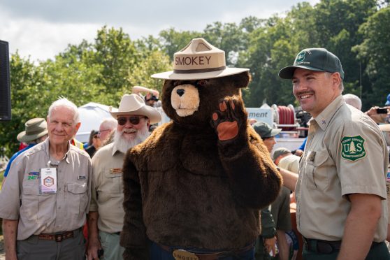 Scouts at the wild land fire merit badge launch during the 2026 National Scout Jamboree at the Summit Bechtel Reserve on July 29, 2026. (Photo by Scouting America/Evelin Kung)

**********Beginning of Shooting file name - 20260729-10-27-31-1770-EK.jpg